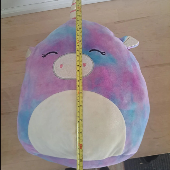 Retired Squishmallows Aurora the Unicorn – 16” Plush – Tie-Dye Pastel - Picture 3 of 5